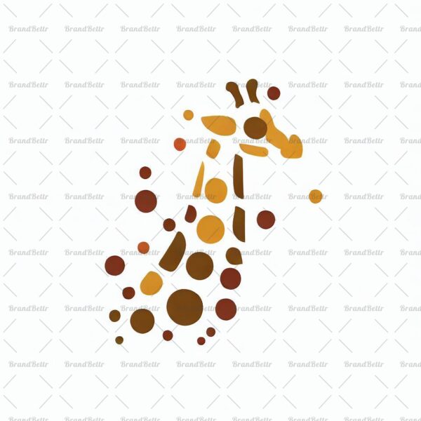 Abstrakte Giraffenflecken